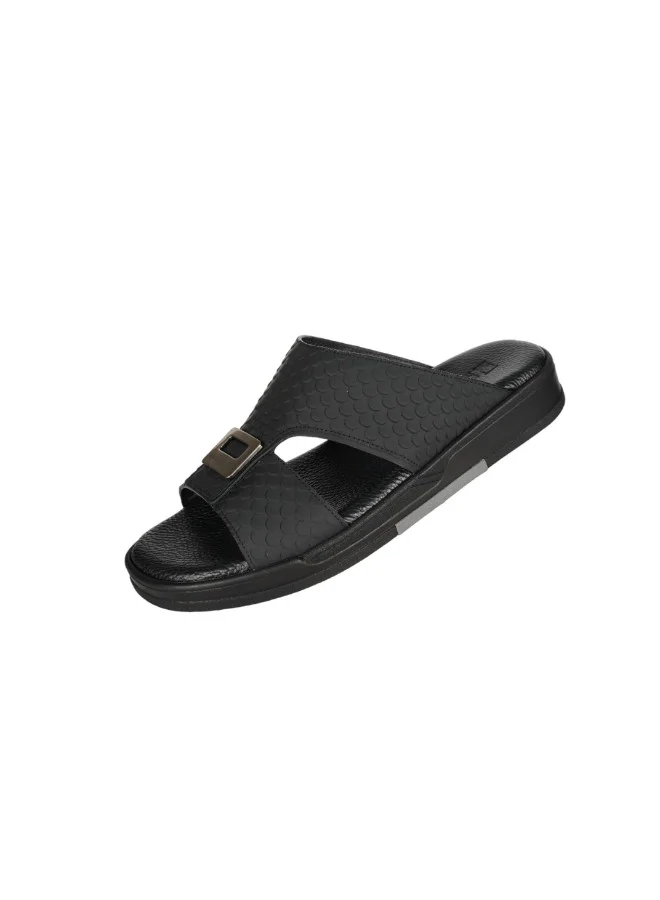 barjeel uno 008-3396 Barjeel Uno Men Arabic Sandals VTS 19 Black