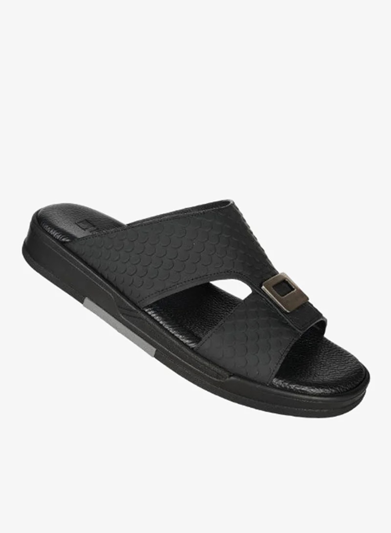 008-3396 Barjeel Uno Men Arabic Sandals VTS 19 Black