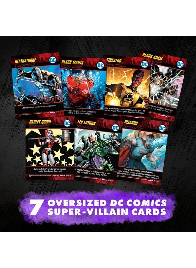 كريبتوزوك إنترتينمنت DC Deck-Building Game: Forever Evil - من ™الجيد أن تكون سيئا - العب بشخصية أشرار DC Universe Harley Quinn و Deathstroke و Black Adam - من 2 إلى 5 لاعبين - الأعمار 15+ - Image 4