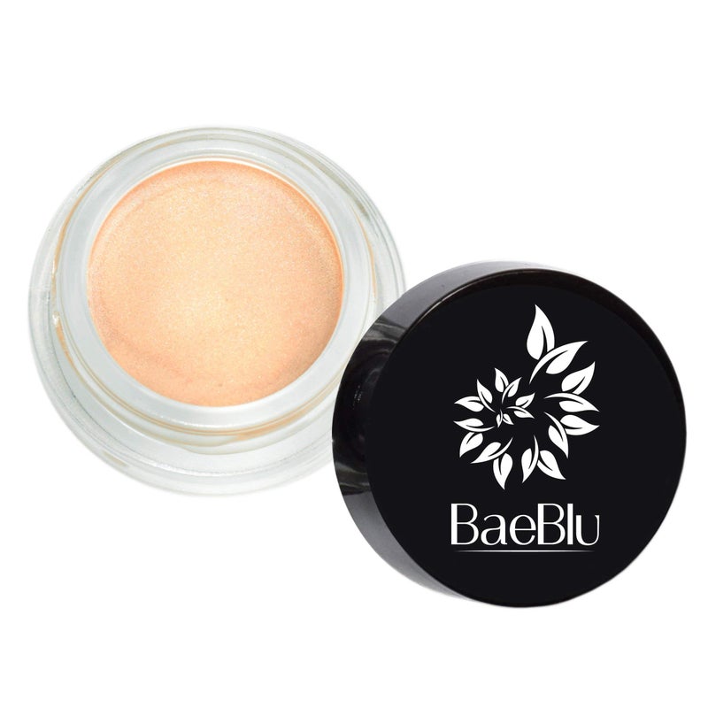 BaeBlu Organic Shimmer Highlighting Cream, for Eyes or Cheeks, 100% Natural, Copper - Image 1