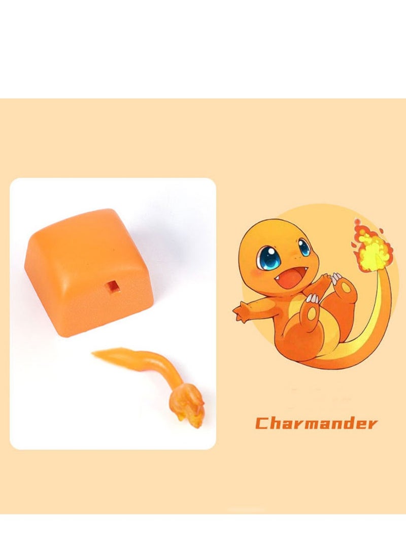 Furtey - 6 Pieces Custom Keycaps - Mechanical keyboard personalized keycaps- Pokemon keycaps - Suitable for cross axis, MX axis mechanical keyboard etc - Image 1