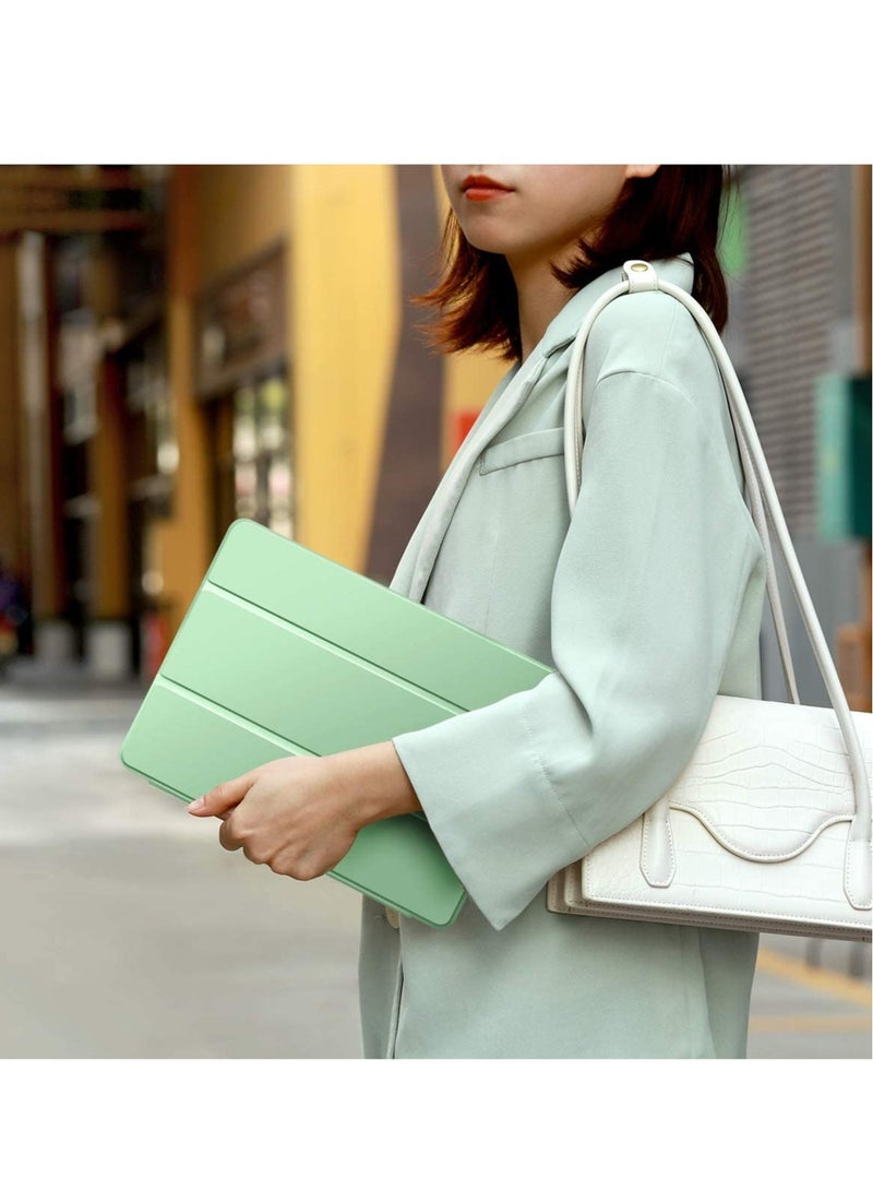 ELTRAZONE Case for iPad 8th Generation/iPad 10.2 Case 2020, Smart Folio Soft TPU Protective Case Cover with Apple Pencil Holder for iPad 8th/7th Gen, Auto Sleep/Wake - Matcha Green - Image 4