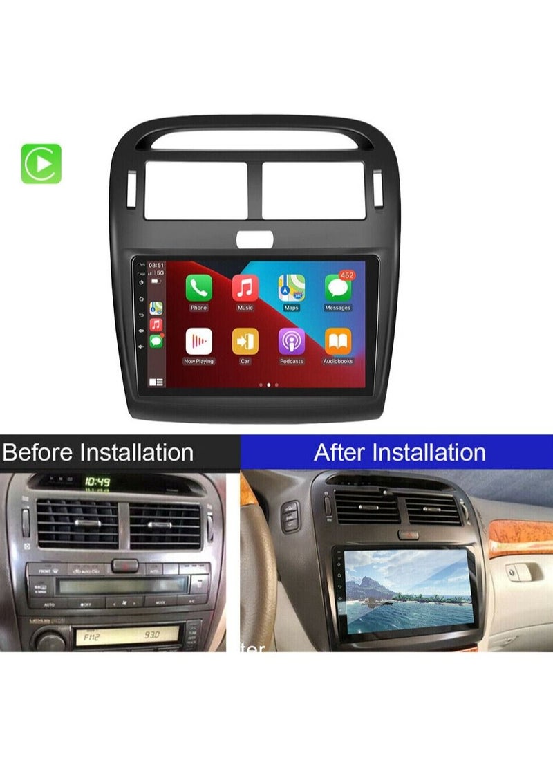 RAYMOS - Android Car Stereo For Lexus LS430 AC Up 2004 2005 2006 4GB RAM Support Apple Carplay Android Auto Wireless QLED Touch Screen DSP Bluetooth AHD Camera Included SIM Card Support - Image 1