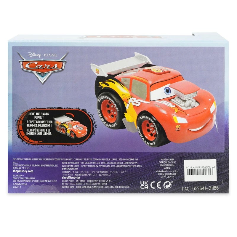 Disney Store Official Lightning McQueen Push & Go Talking Vehicle â€“ Engaging Toy for Kids â€“ Drive & Learn with Iconic Pixar Character for Hours of Fun - Image 2