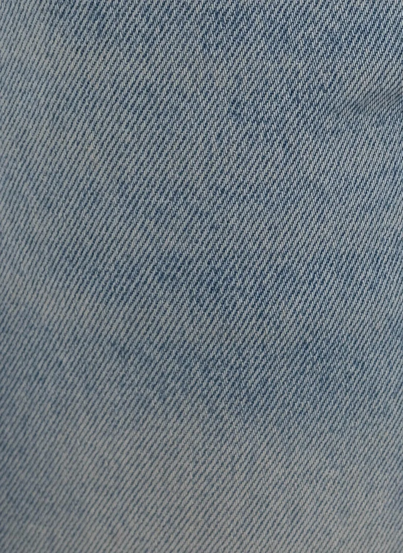 Lichi  Loose jeans with pleats on the sides for Women | Best Price UAE