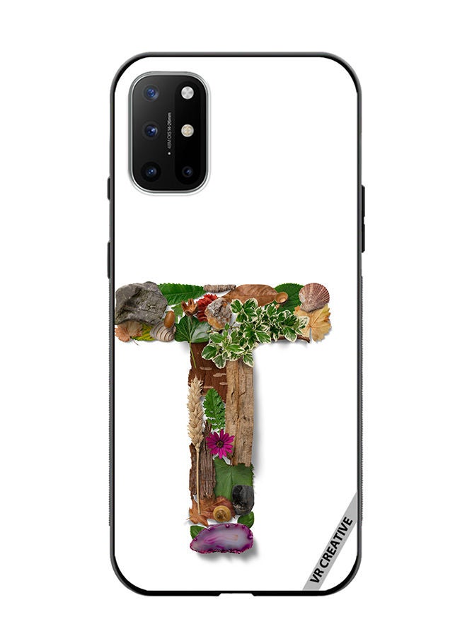 VR CREATIVE Protective Case Cover For OnePlus 8T Alphabet T Design Multicolour - Image 1