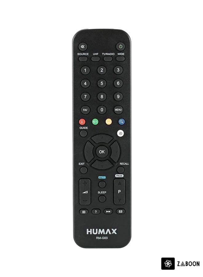 Zaboon Remote Control For All Receivers Black