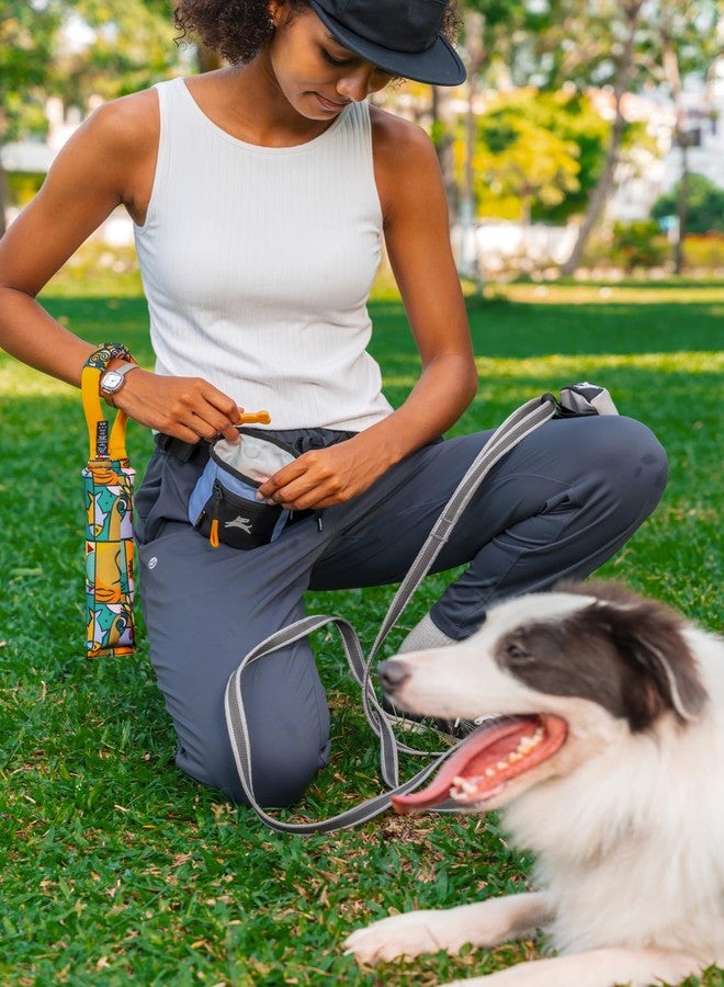 OllyDog Goodie Treat Bag, Dog Treat Pouch, Waist Belt Clip for Hands-Free Training, Magnetic Closure, Dog Training and Behavior Aids, Three Ways to Wear (Blue Heron) - Image 3