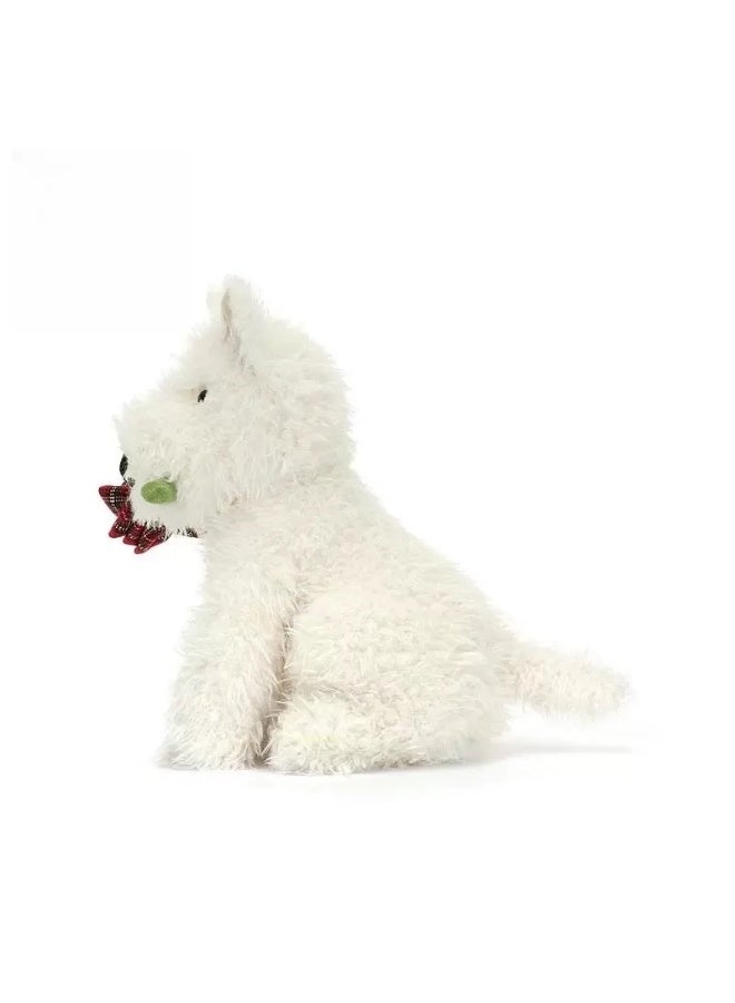 general Confession Rose West Highlands Puppy Soft Toy Valentine's Day Limited Edition Comfortable Doll Birthday Gift - Image 4