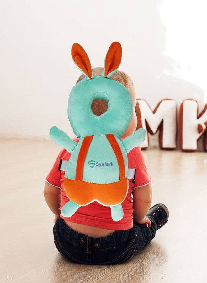 Synlark Head Safety Protector Pad for Baby Toddler Walker,Infant Head Protection Backpack Cushion Age 6-15 Months (Sea-Green) - Image 5