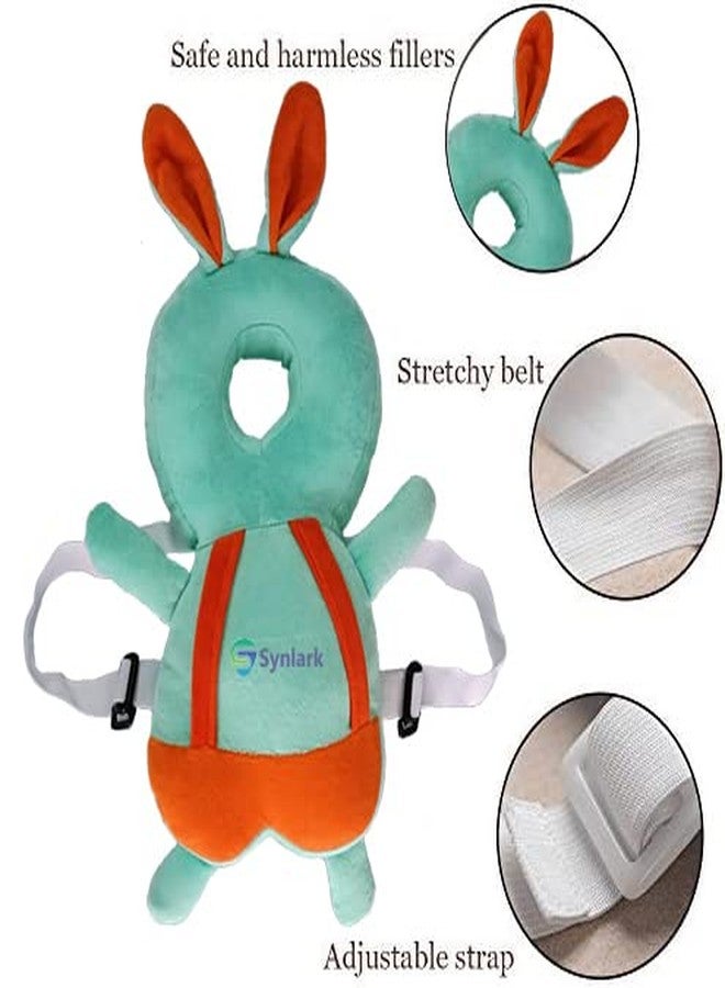Synlark Head Safety Protector Pad for Baby Toddler Walker,Infant Head Protection Backpack Cushion Age 6-15 Months (Sea-Green) - Image 4