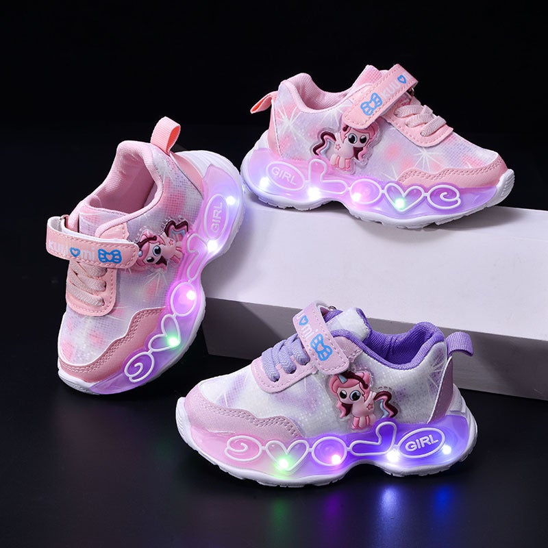 Mesh Sneakers Lightweight Flexible Sole Walking Shoes For Kids Indoor And Outdoor Activities - Image 3