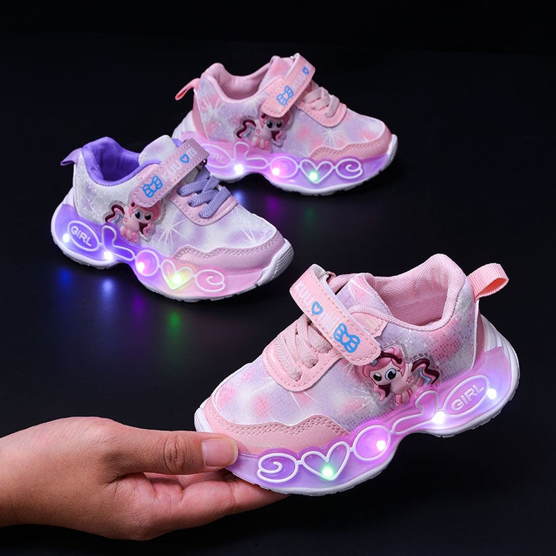 Mesh Sneakers Lightweight Flexible Sole Walking Shoes For Kids Indoor And Outdoor Activities - Image 2
