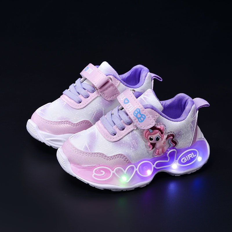 Mesh Sneakers Lightweight Flexible Sole Walking Shoes For Kids Indoor And Outdoor Activities - Image 1