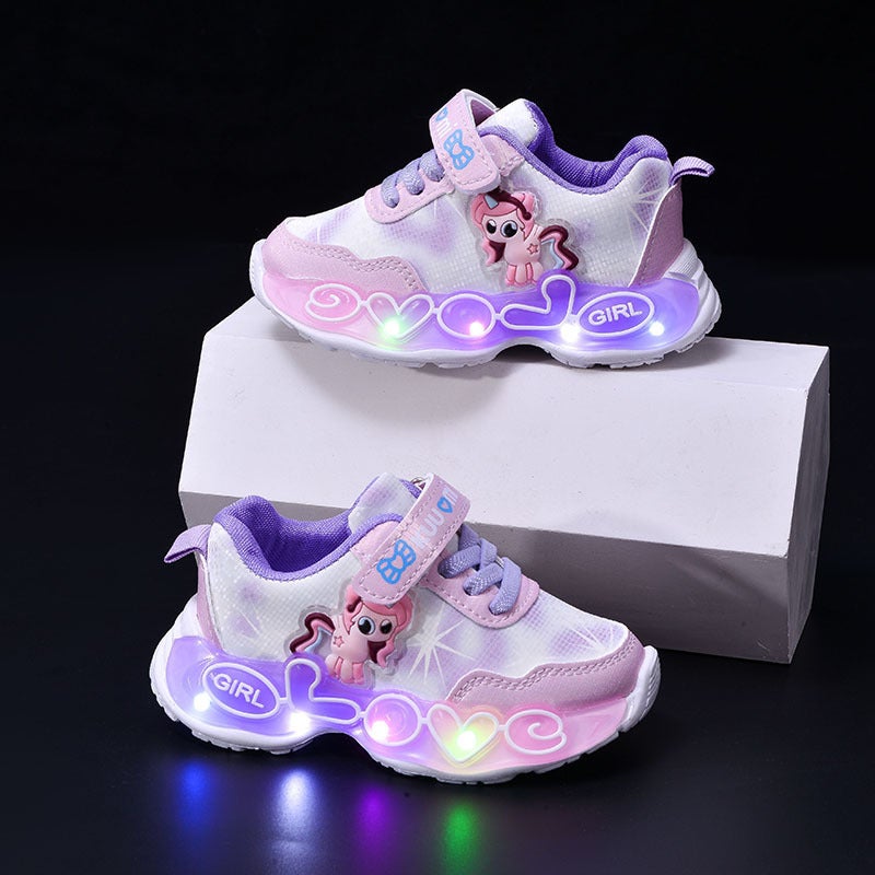 Mesh Sneakers Lightweight Flexible Sole Walking Shoes For Kids Indoor And Outdoor Activities - Image 4