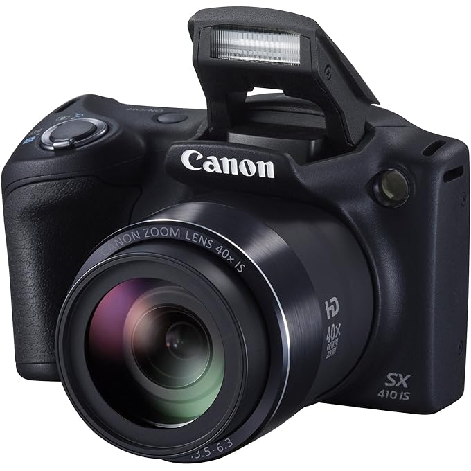 Canon PowerShot SX410 is (Black) (Renewed) - Image 1