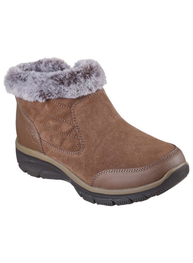 SKECHERS Women's Easy Going-Small Towns-Hands Free Slip-Ins Ankle Boot, Chocolate, 5 - Image 3