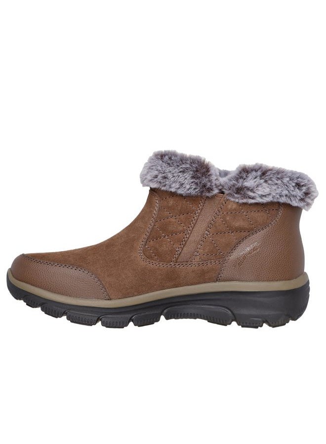 SKECHERS Women's Easy Going-Small Towns-Hands Free Slip-Ins Ankle Boot, Chocolate, 5 - Image 2
