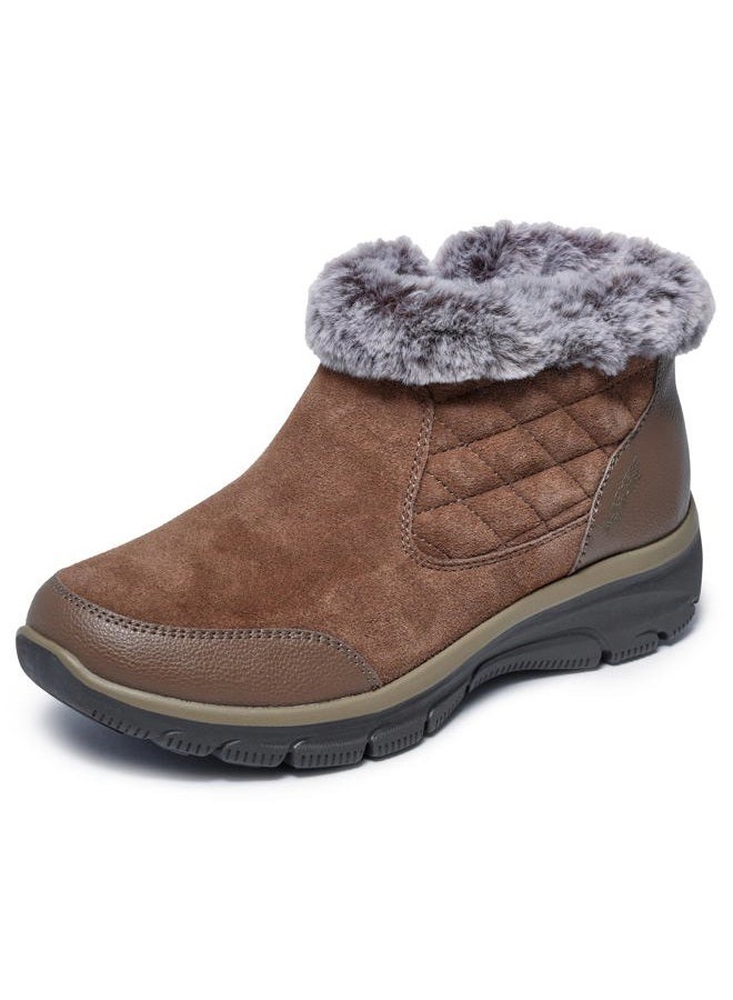SKECHERS Women's Easy Going-Small Towns-Hands Free Slip-Ins Ankle Boot, Chocolate, 5 - Image 1