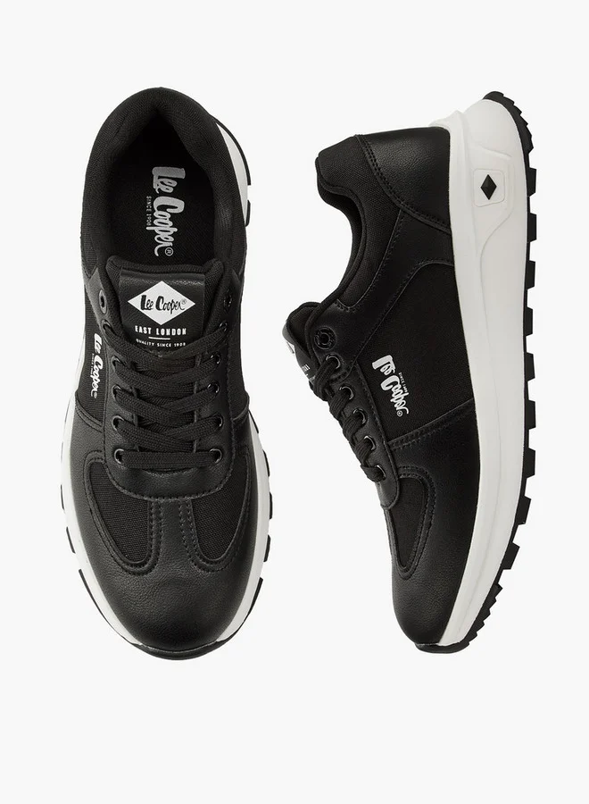 Lee Cooper Men's Panelled Lace-Up Sneakers