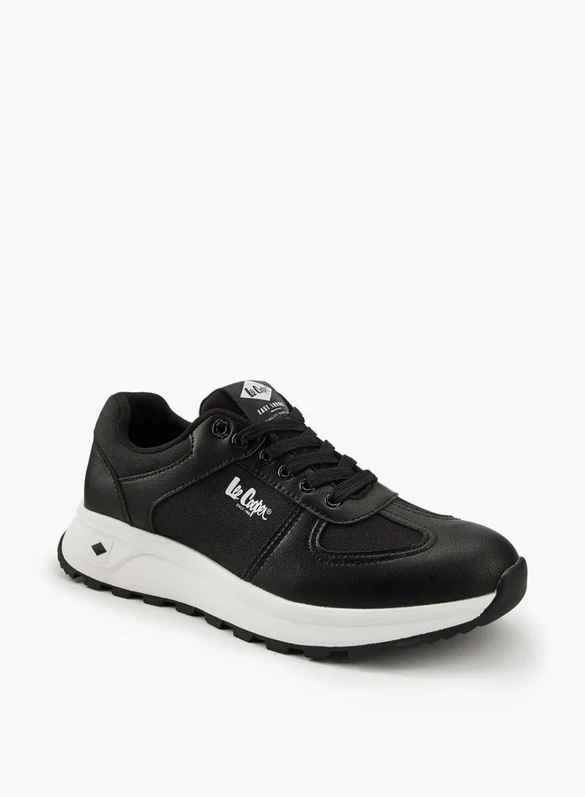 Lee Cooper Men's Panelled Lace-Up Sneakers