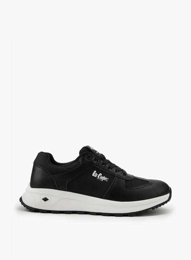 Lee Cooper Men's Panelled Lace-Up Sneakers