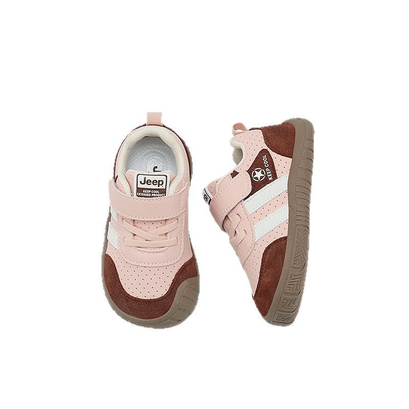 Jeep Girls' Breathable Board Shoes Children'S Baby Shoes Children'S Toddler Shoes Boys Non-Slip Soft Bottom Kindergarten Sneaker - Image 5
