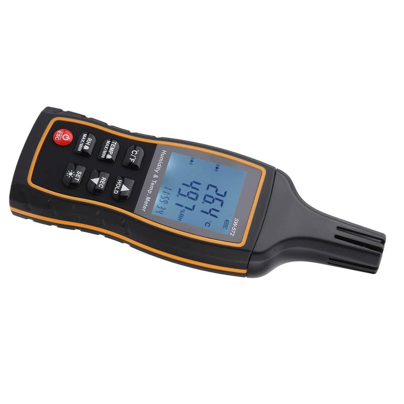 LCD Thermometer Handheld Digital Temperature Detector Hygrometer Humidity Monitor for Indoor Outdoor Use - Image 4