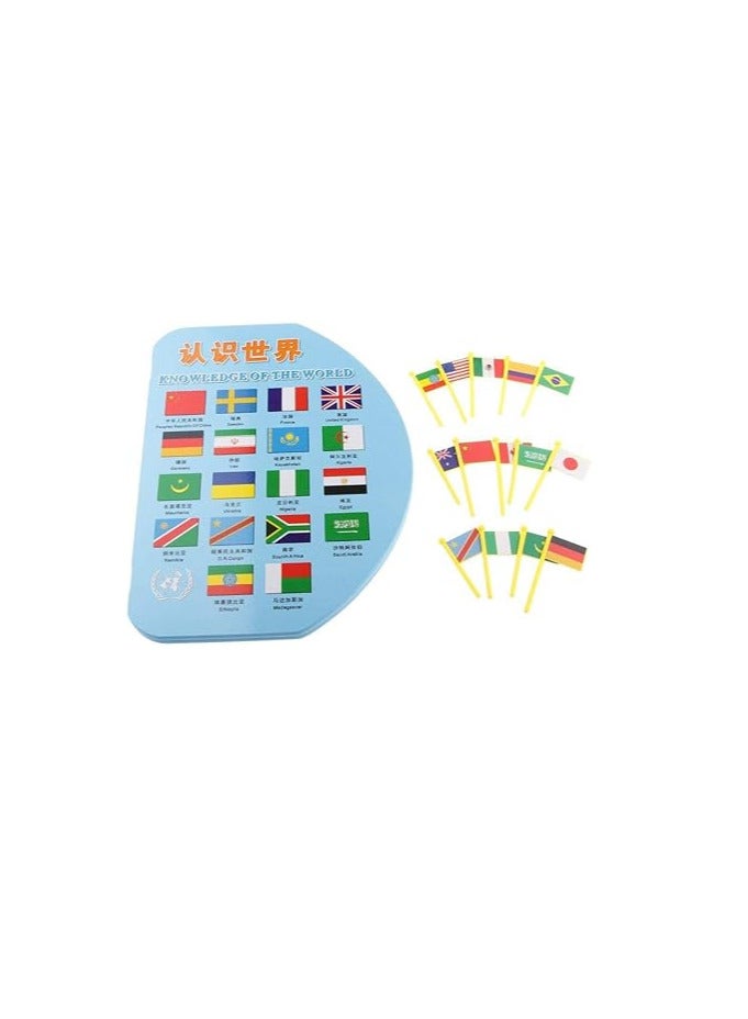 Map of The World and Flags Educational Toys & Games for Children - Image 4