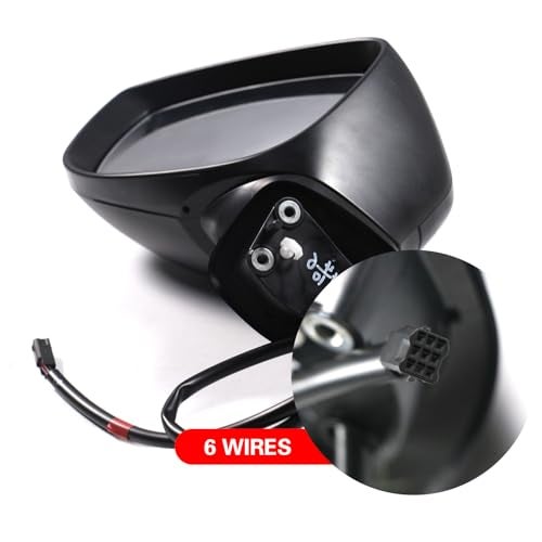 Marretoo for Mazda CX-5 2017 2018 2019 2020 2021 2022 2023 Side Mirror Assembly Driver Side for Mazda CX5 Accessories|POWER+LAMP+BSM Non-Heated Replaces MA1320198(LH)191275664759, KB7W69182 - Image 4