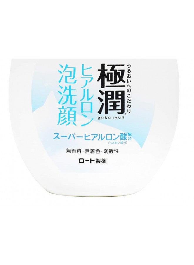 Rohto Hada Labo Rohto Gokujyn Hyaluronic Acid Cleansing Foam, 160ml - Image 3