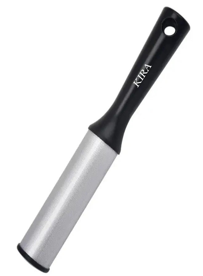 KIRA Professional 360 Cylinder Foot Scrubber For Pedicure, Stainless Steel Plate Foot Filer Scraper For Hard Dead Skin Removing Callus Remover (Black) - Image 1