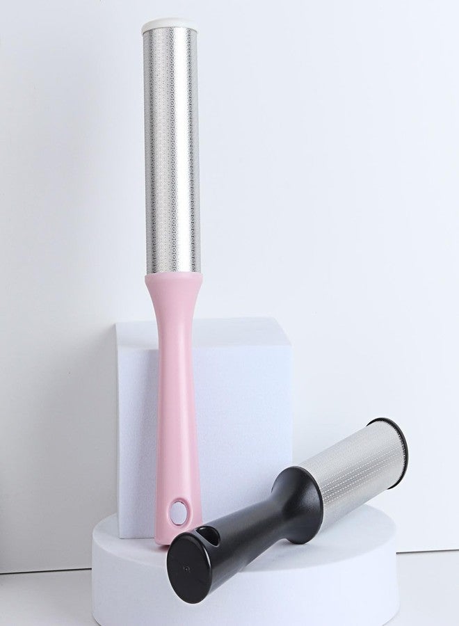 KIRA Professional 360 Cylinder Foot Scrubber For Pedicure, Stainless Steel Plate Foot Filer Scraper For Hard Dead Skin Removing Callus Remover (Black) - Image 5