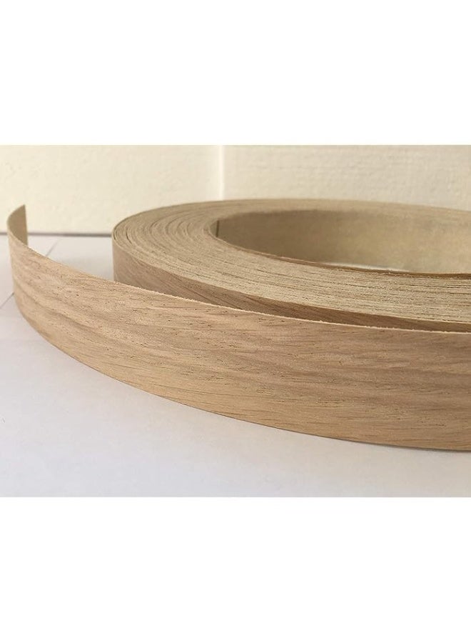 ROBUSTLINE Melamine Liping With Glue 5320 22Mm x 50 Meter Medium Dark W.Teak Easy Application Iron On Edging For Cabinet Repairs Furniture Restoration 