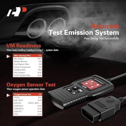 A-Premium AD100 Universal OBD2 Scanner Diagnostic Tool, Car Code Reader OBDII/EOBD/CAN Scan Tool, Check Engine Light/Read Clear Fault Codes/Smog Check/Live Data Stream/Battery Test, For Car Since 1996 - Image 5