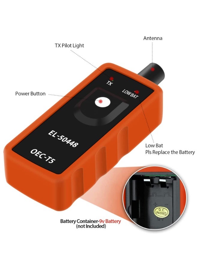 Relearn Tool for GM Auto Tire Pressure Monitor System Sensor Activation Reset Tool OEC-T5S eries Vehicles 2023 Edition - Image 3