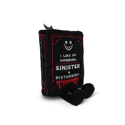 Punchkins Plush Book Keychain – Funny Mini Book Bag Charm for Keys, Backpack or Purse – Cute Novelty Gift- Horror - Image 5