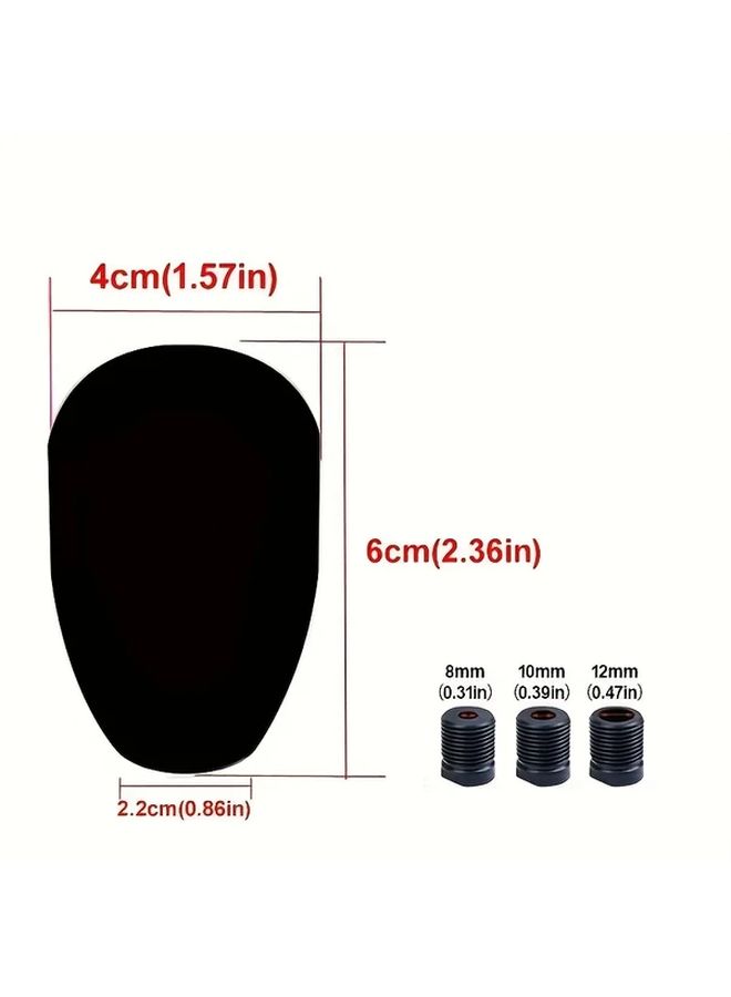 Racing Style Carbon Fiber Aluminum Gear Shift Knob 5 Speed - Image 2