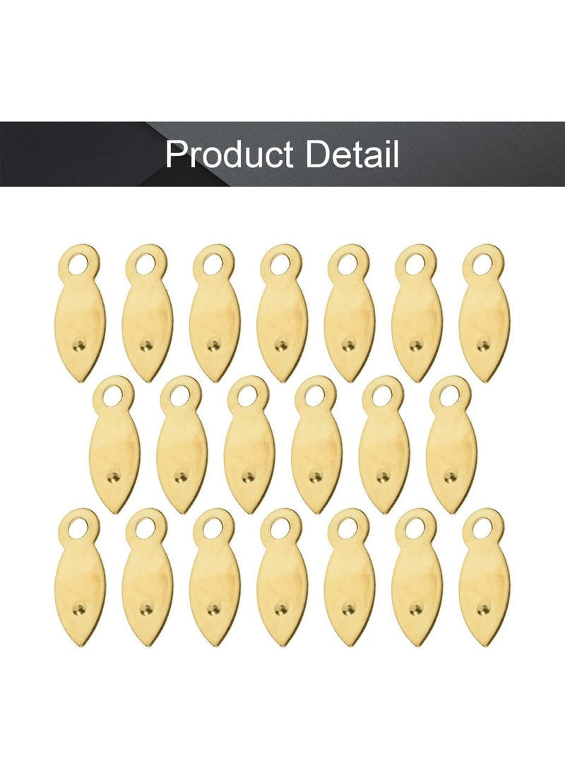 jaexest 100pcs Metal Frame Picture Turn Buttons – Picture Frame Accessories – Perfect for Hanging Pictures – Gold Finish – DIY Frame Repair & Assembly Hardware - Image 4