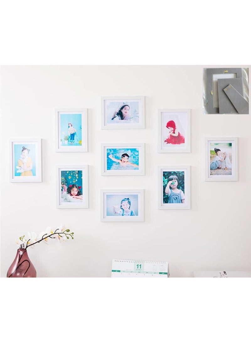 jaexest 100pcs Metal Frame Picture Turn Buttons – Picture Frame Accessories – Perfect for Hanging Pictures – Gold Finish – DIY Frame Repair & Assembly Hardware - Image 5