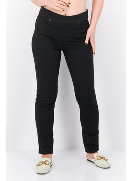 Women Regular Fit Solid Trouser Pant, Grey