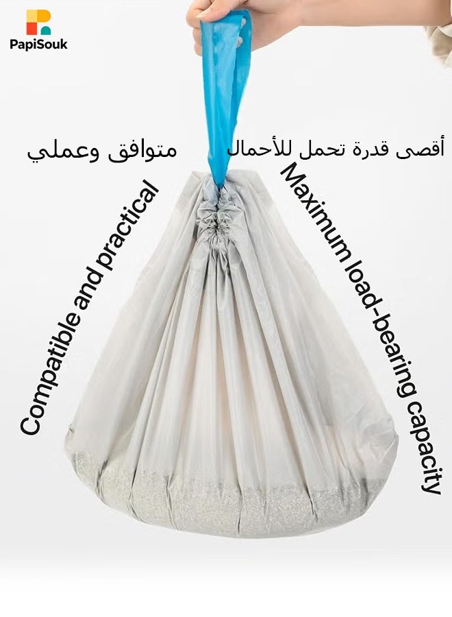 PapiSouk M1 Open-Top Self-Cleaning Cat Litter Box Trash Bags. Replaced Waste Bags-2 Rolls (30 Bags) Cat Litter Waste Receptacles Bags for M1 Open-Top Self-Cleaning Cat Litter Box [10-14 Days Estimated Use For Each Bag] - Image 3