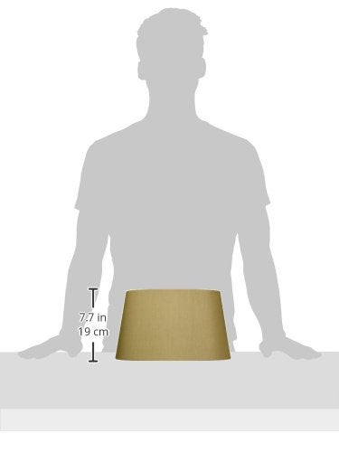 Royal Designs Inc Royal Designs, Inc. Shallow Oval Hardback Lamp Shade, Antique Gold, 10 x 12 x 7 - Image 3