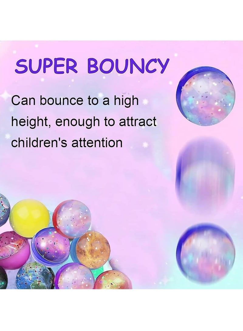 25PCS Space Bouncy Balls,Space Bouncy Balls Bulk 30mm Space Theme Bouncy Balls for Kids Party Favors,Gift Bag Filling - Image 4