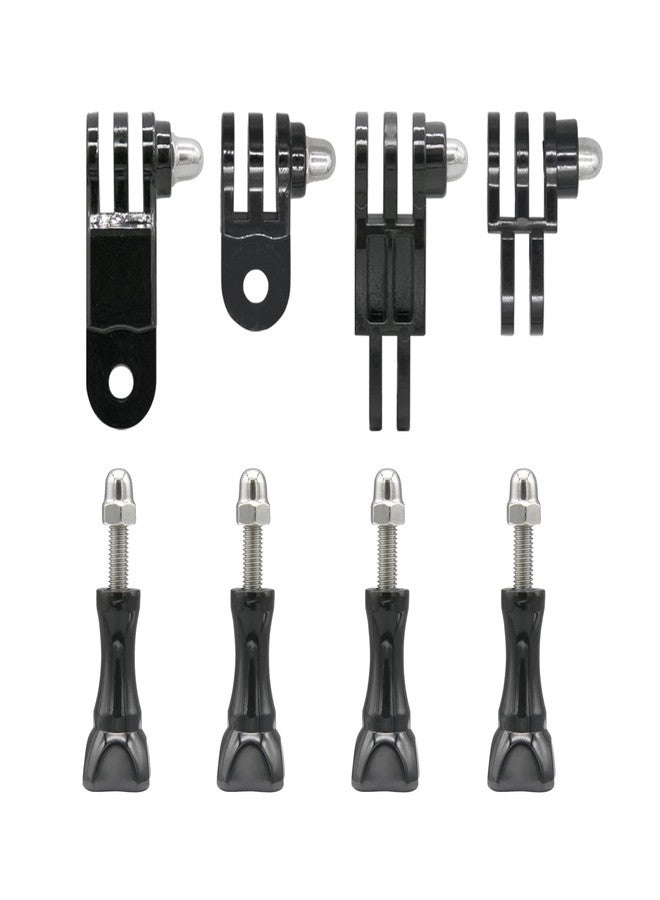 Haoyou 3-Way Adjustable Extension Pivot Arm Straight Joints Adapter Mount Kit for GoPro Hero 11, 10, 9, 8, 7, 6, 5, 4, 3+, 3, Same Direction and Vertical Direction, Long Thumb Screws (8pcs) - Image 1