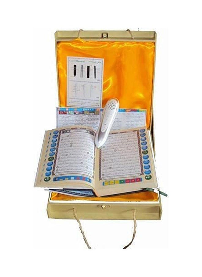 NIBEMINENT Word By Holy Quran Read Pen 4Gb Built In Memory With Small Book White 