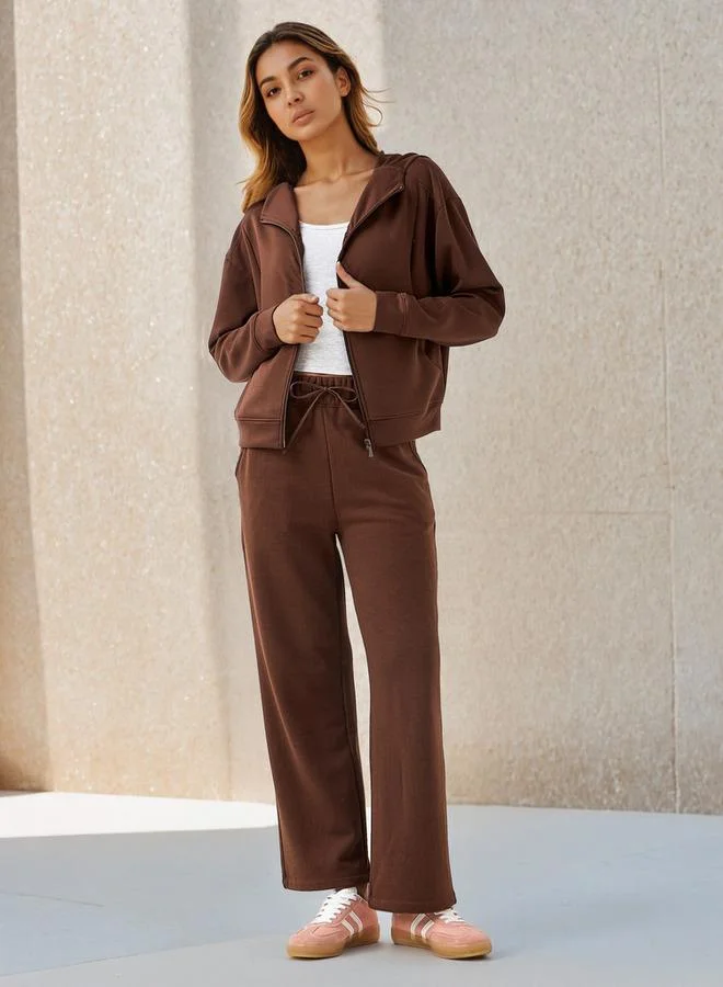 Splash FAV Flexi Waist Polyester Blend Track Pants with Pockets