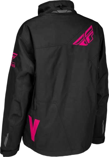 Fly Racing 2023 Women's SNX Pro Jacket (Black/Pink, Medium) - Image 2