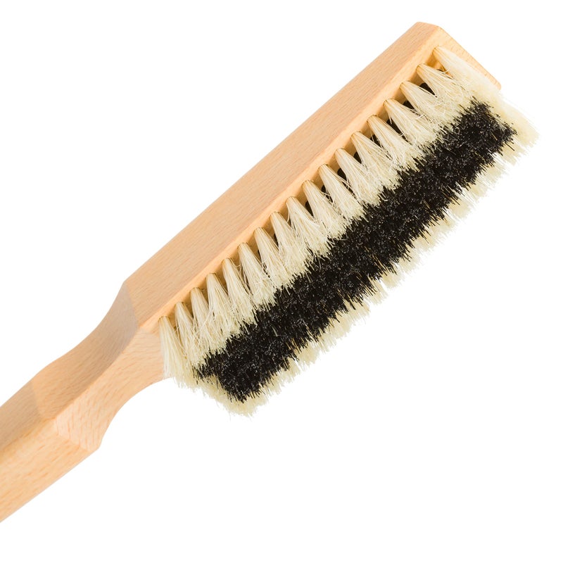 REDECKER Natural Pig Bristle Cashmere Brush with Oiled Beechwood Handle, 10-Inches Long, Two Layers of Bristles for Gentle and Thorough Cleaning, Made in Germany - Pig Bristle Brush - Image 2