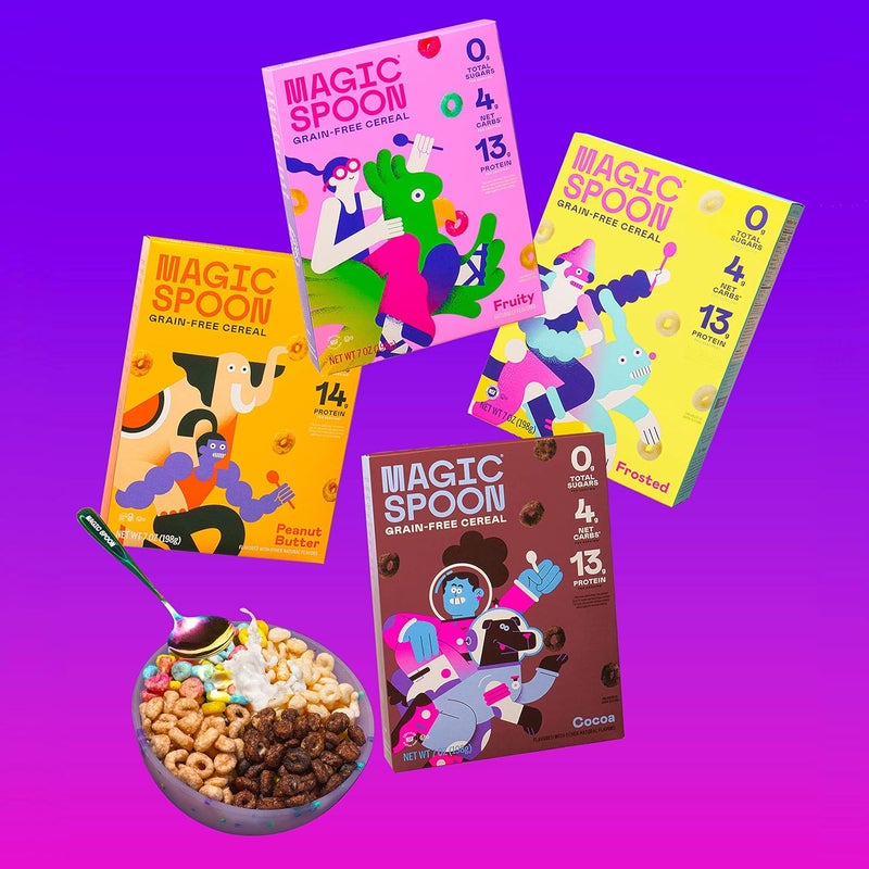 Magic Spoon Cereal Variety Pack - High Protein, Keto & Low Carb, Gluten & Grain Free, 4 Boxes of 7oz Each - Image 4